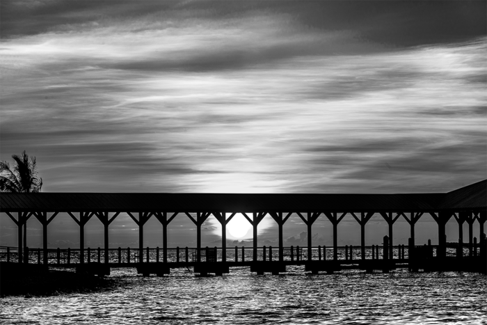 Signature Series 1 Sunset Key B&W