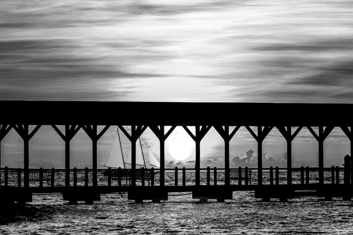 Signature Series 2 Sunset Key B&W