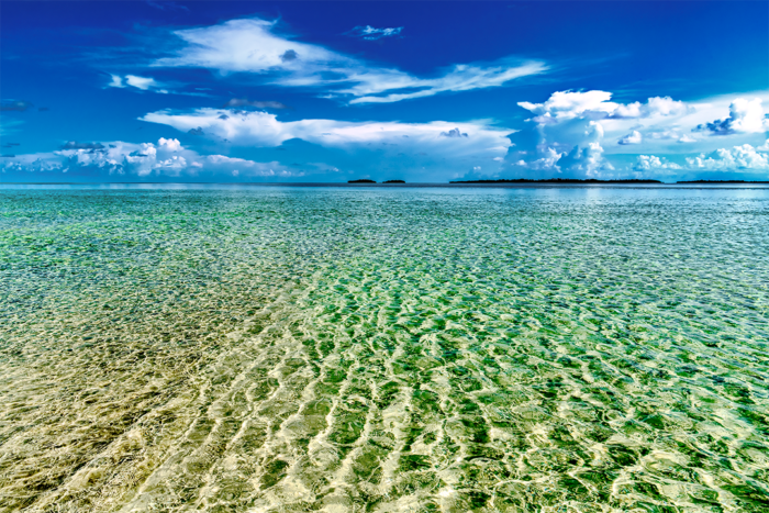 Crystal Blue & Green