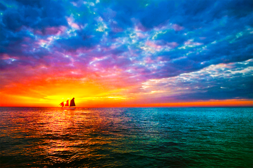 Sailing into the Sunset