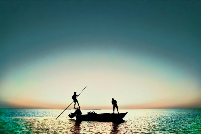Flats Fishing at Dusk Old Florida