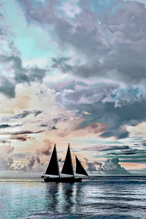 Sailing Under Painted Skies 2 Old Florida