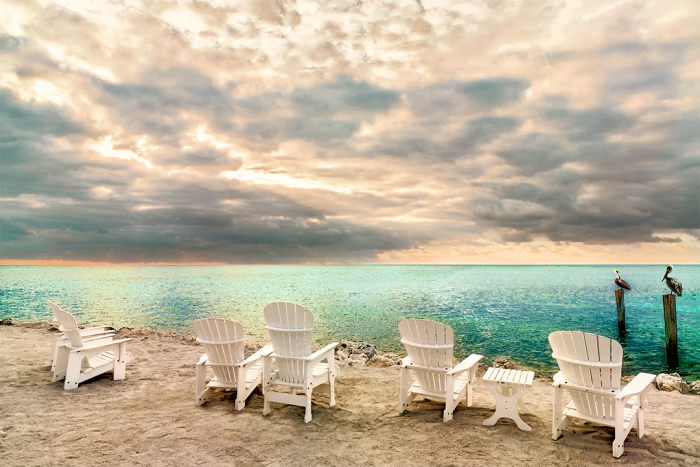 Sitting in Silence Old Florida