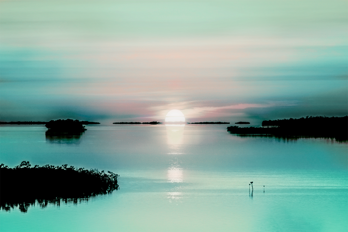 Stillness of the Setting Sun Old Florida